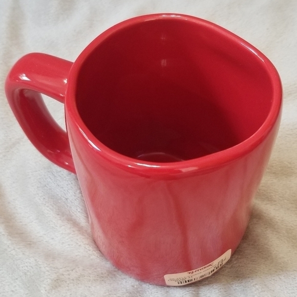 Rae Dunn Ho Ho Ho Christmas Holiday Coffee Mug. Red w/ White Letters. NWT. - Picture 3 of 4